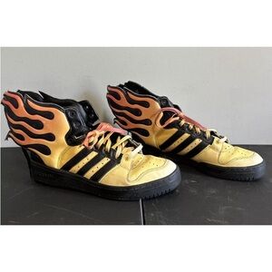 adidas Originals x Jeremy Scott "Fire" Flames RARE US 11.5 G43713